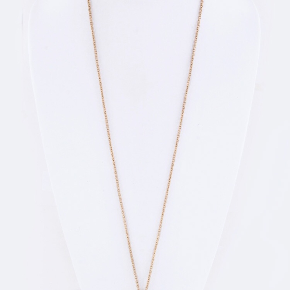 JUST IN Metal Cactus Pendant Necklace Set - Picture 4 of 4